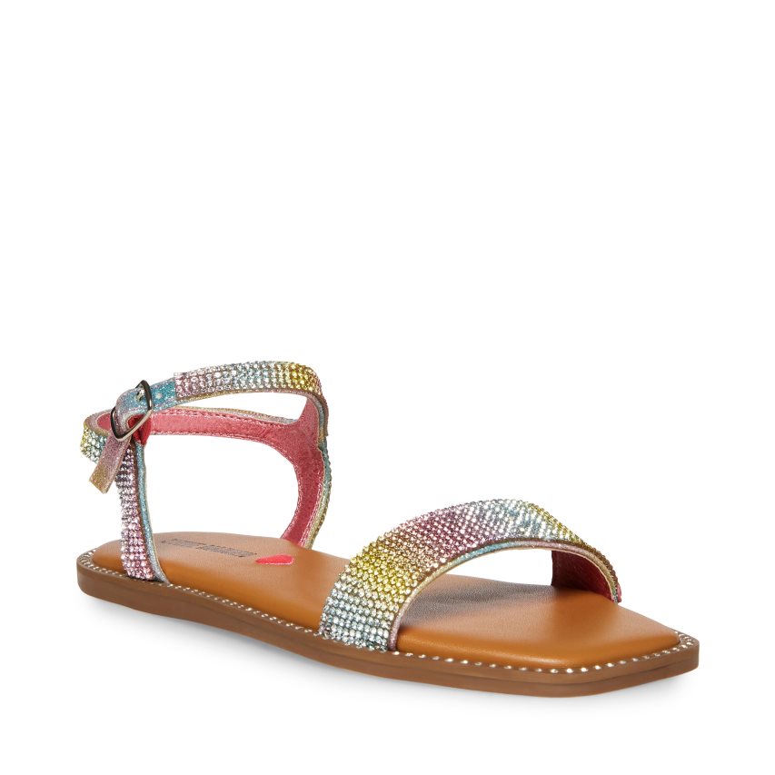 Sandalias Planas Steve Madden Jnishar Niños Multicolor | ES OU30E6